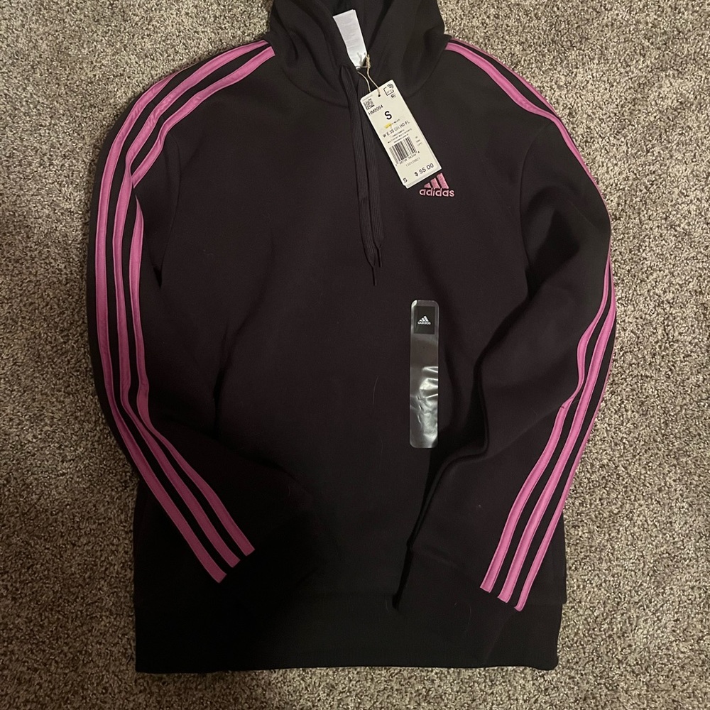 black adidas sweatshirt